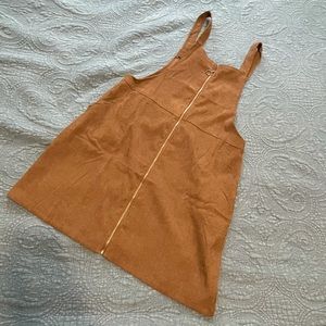 SHEIN corduroy overall dress